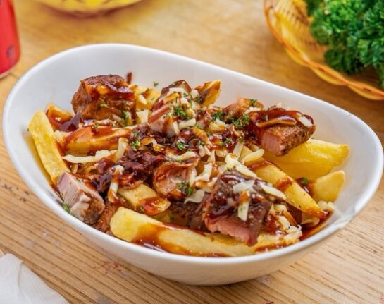 Loaded Chips or Smokehouse Potatoes with Meat